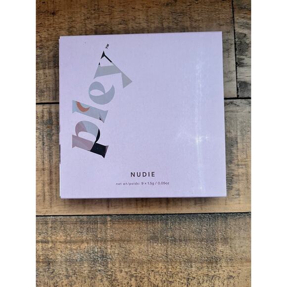 Pley Beauty Nudie Eyeshadow Palette 9 Shades Neutral Matte Shimmer New Makeup - Picture 2 of 2